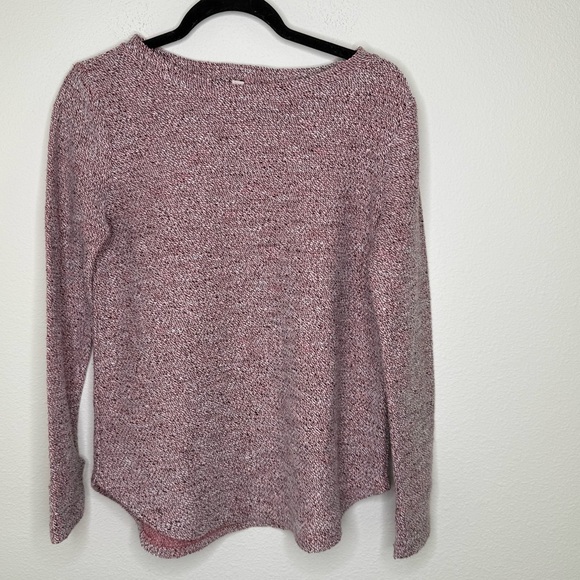 LOFT Pink Burgundy Knit Sweater Size Small - Picture 11 of 11